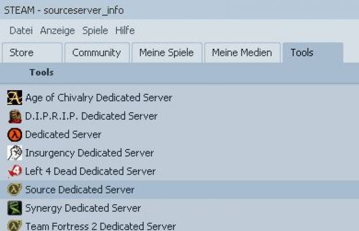 Installation des Servers